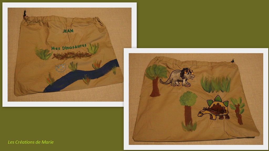 Sac dinosaures de Jean